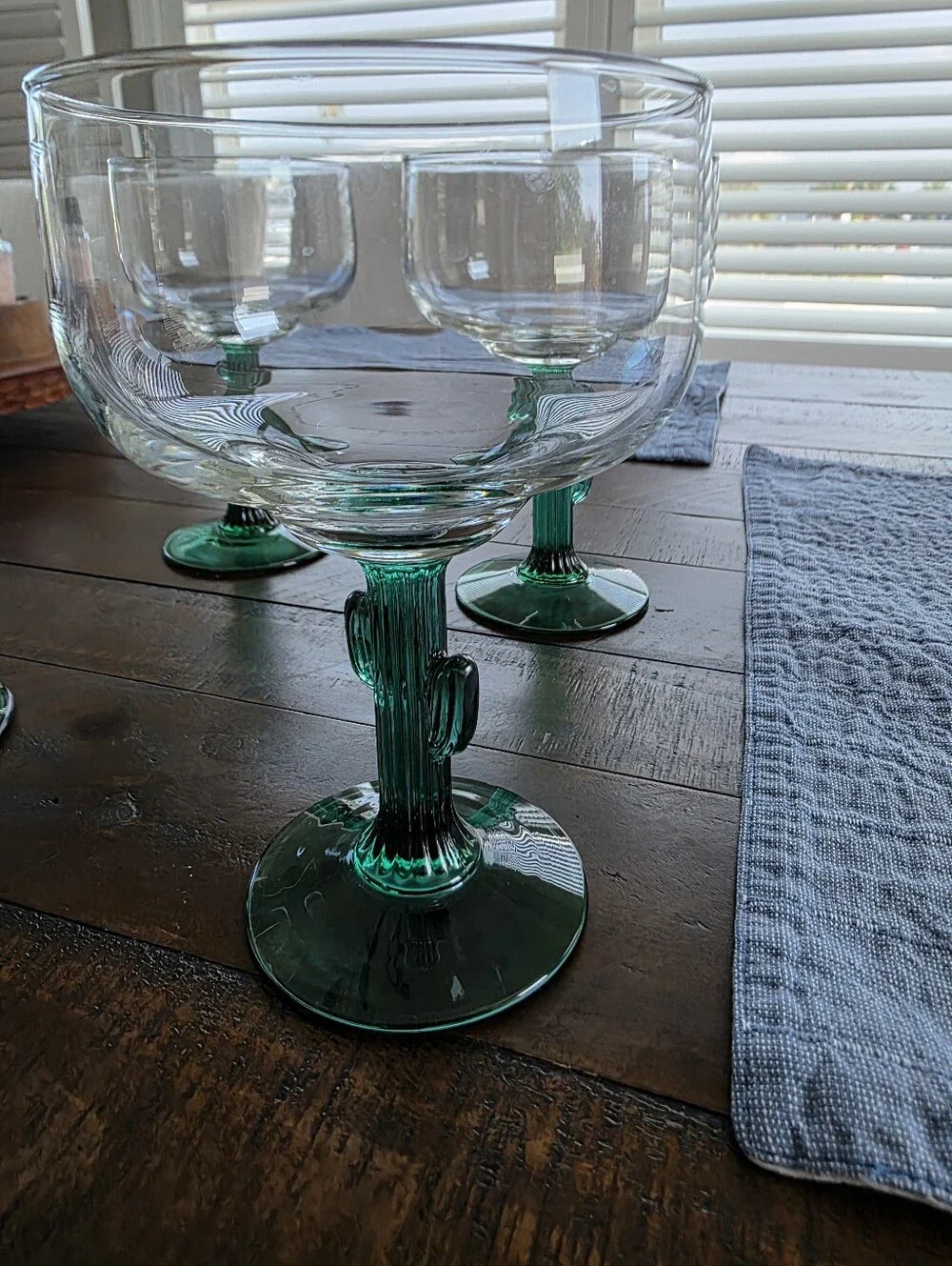 Cactus Margarita glasses Set Of Four